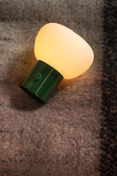 Lucide GUSTAV - Rechargeable Table lamp - Battery pack - Ø 8 cm - LED Dim. - 1x0,8W 2700K - Green